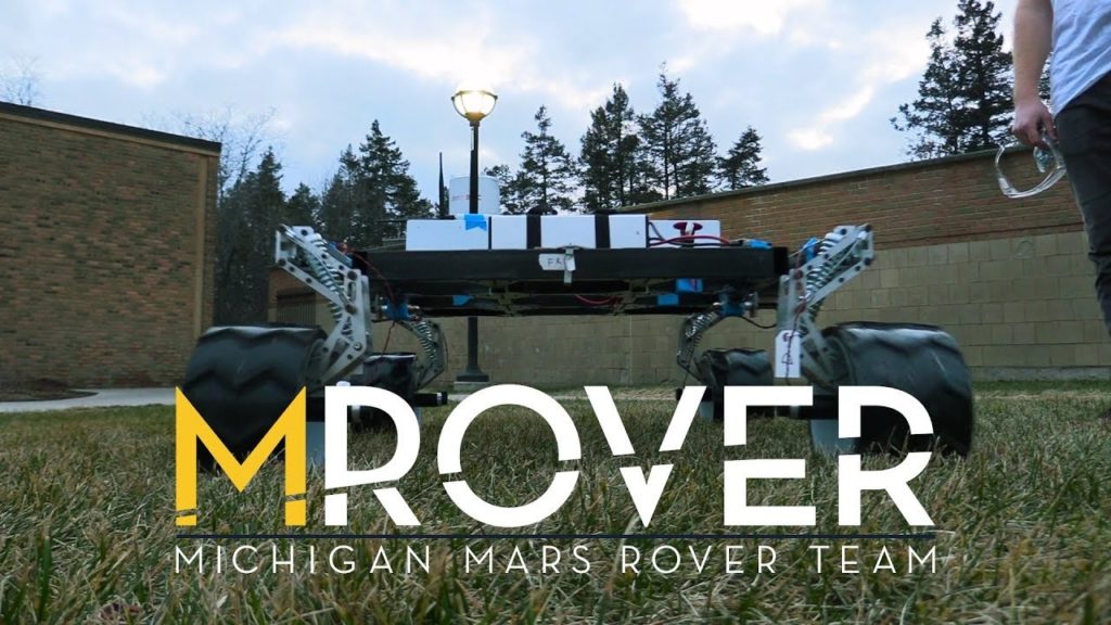 The Michigan Mars Rover Team (MRover) Logo