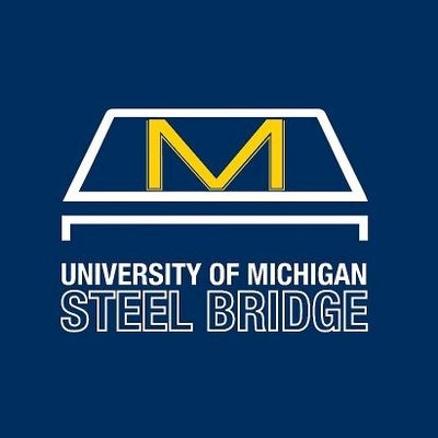 The University of Michigan Steel Logo